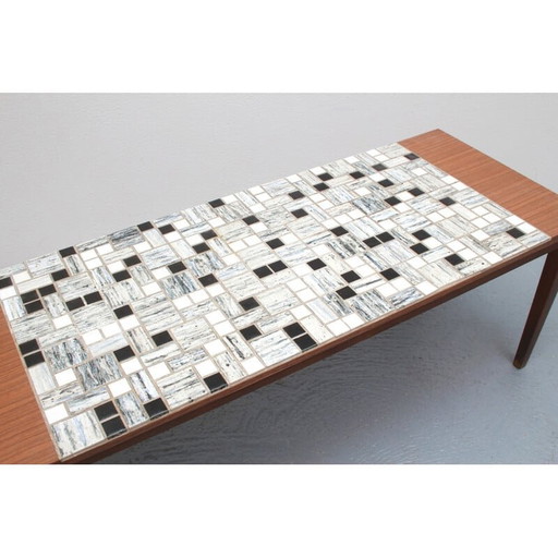Table d'appoint vintage en mosaïque, 1960s