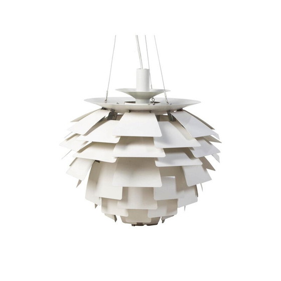 Image 1 of Lampe suspendue vintage PH Artichoke blanc par Poul Henningsen, 1970
