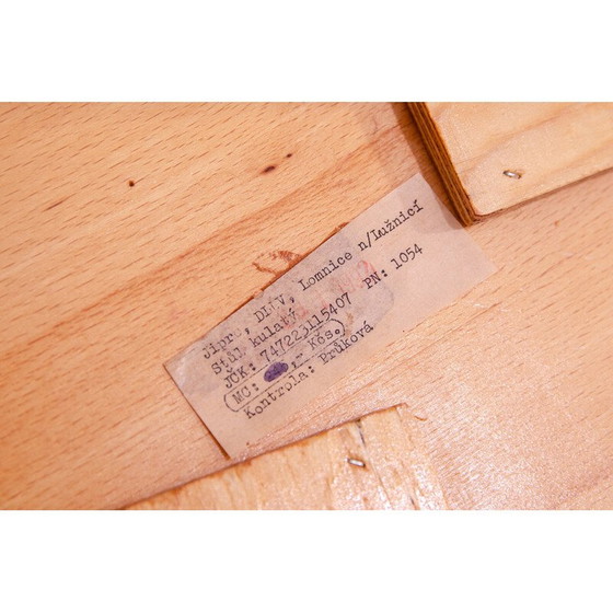 Image 1 of Table basse vintage en rotin par Jan Kalous pour Úluv, Tchécoslovaquie 1960