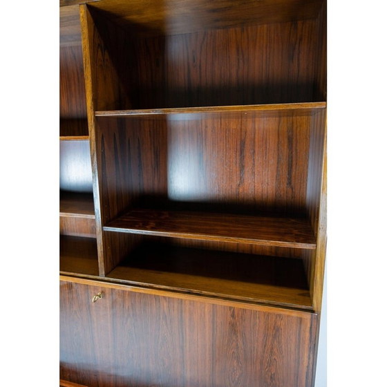 Image 1 of Bibliothèque vintage à caissons en bois de rose "no. 9" par Omann Junior, 1960