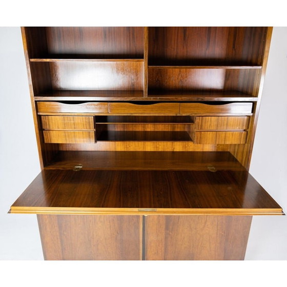 Image 1 of Bibliothèque vintage à caissons en bois de rose "no. 9" par Omann Junior, 1960