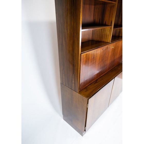 Image 1 of Bibliothèque vintage à caissons en bois de rose "no. 9" par Omann Junior, 1960