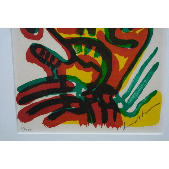 Image 1 of Lithographie abstraite vintage de Bengt Lindström, Suède 1970