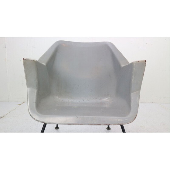Image 1 of Chaise vintage 416 à coque en fibre de verre par Wim Rietveld & Andre Cordemeyer pour Gispen, années 1950
