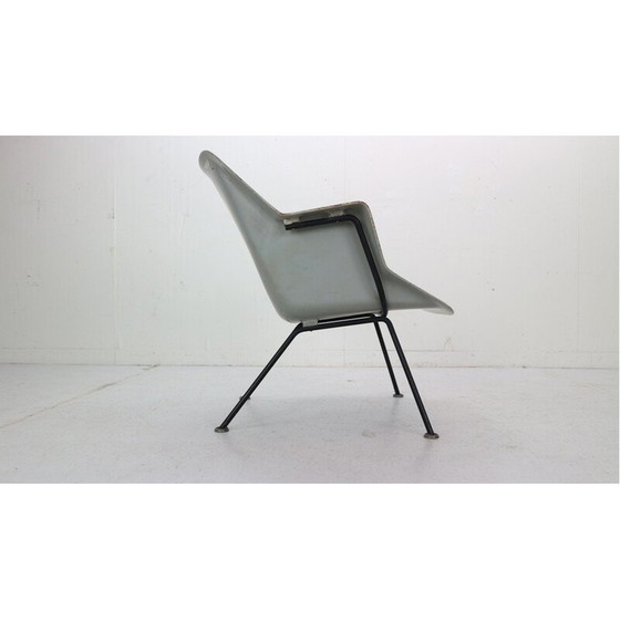 Image 1 of Chaise vintage 416 à coque en fibre de verre par Wim Rietveld & Andre Cordemeyer pour Gispen, années 1950