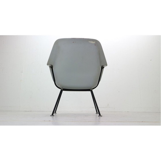 Image 1 of Chaise vintage 416 à coque en fibre de verre par Wim Rietveld & Andre Cordemeyer pour Gispen, années 1950