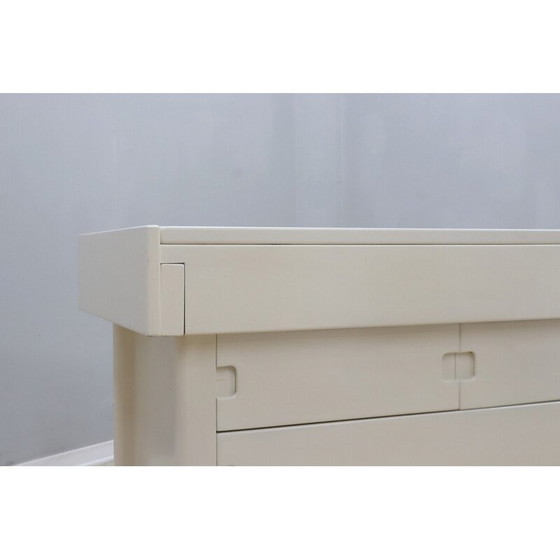 Image 1 of Commode vintage en bois massif laqué par E. Radaelli pour Saporiti, 1970