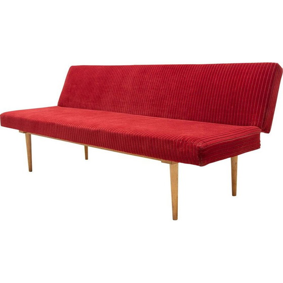 Image 1 of Lit de jour pliant du milieu du siècle par Miroslav Navrátil, Tchécoslovaquie années 1960