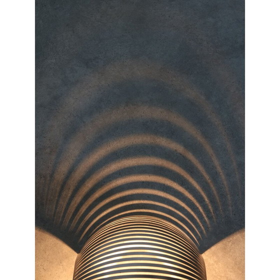 Image 1 of Lampe de table vintage en acier inoxydable