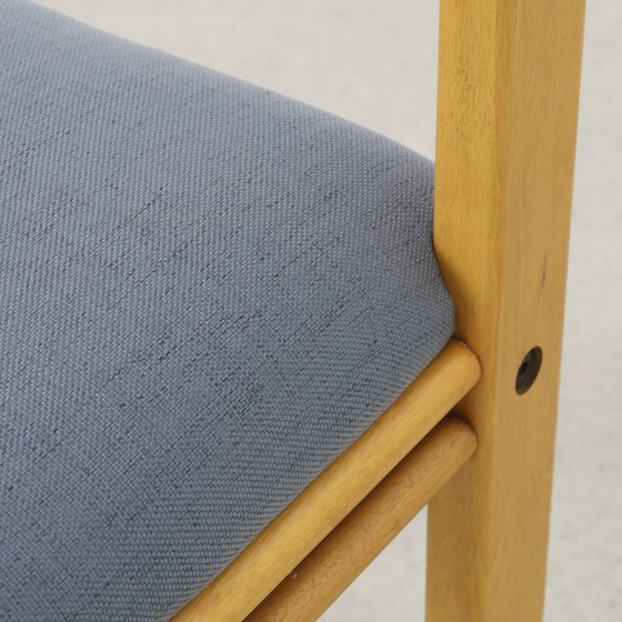 Image 1 of 3X Chaise de salle à manger vintage nouvellement tapissée