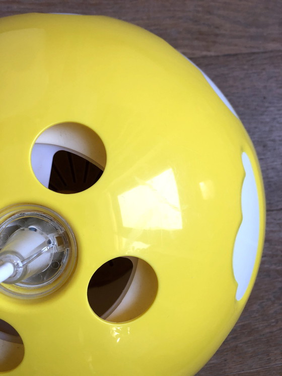 Image 1 of Ikea Skojig Cloud Lamp Suspension Lamp Yellow By Henrik Preutz