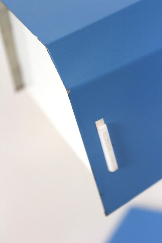 Image 1 of Lampe de table bleue de Josef Hurka pour Lidokov, 1970S