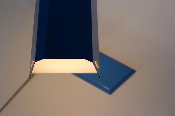 Image 1 of Lampe de table bleue de Josef Hurka pour Lidokov, 1970S