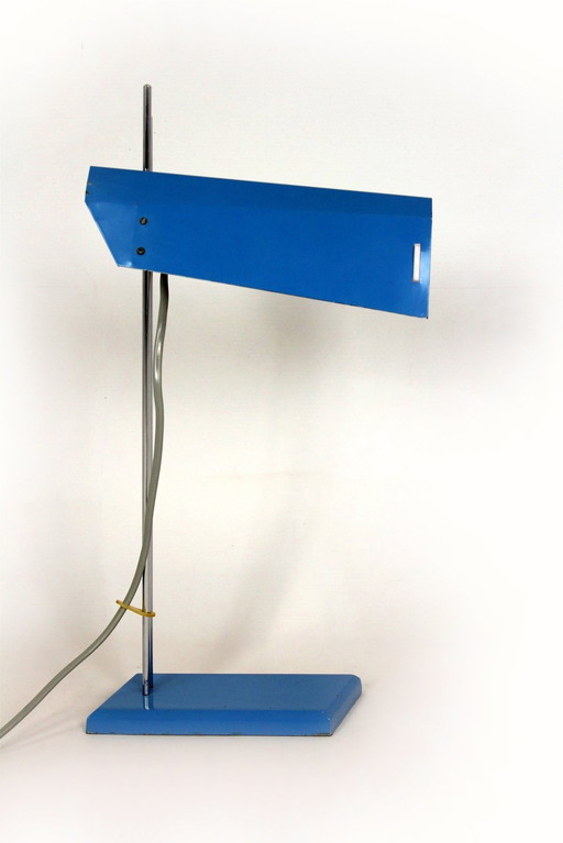 Lampe de table bleue de Josef Hurka pour Lidokov, 1970S