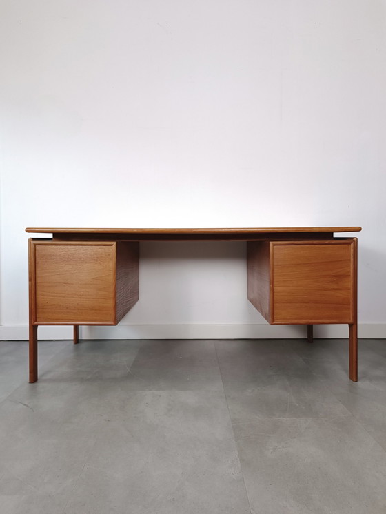 Image 1 of Bureau vintage danois par Gunnar Gasvig, Gasvig Møbler