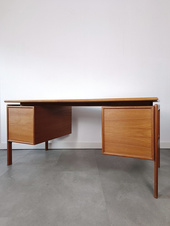 Image 1 of Bureau vintage danois par Gunnar Gasvig, Gasvig Møbler