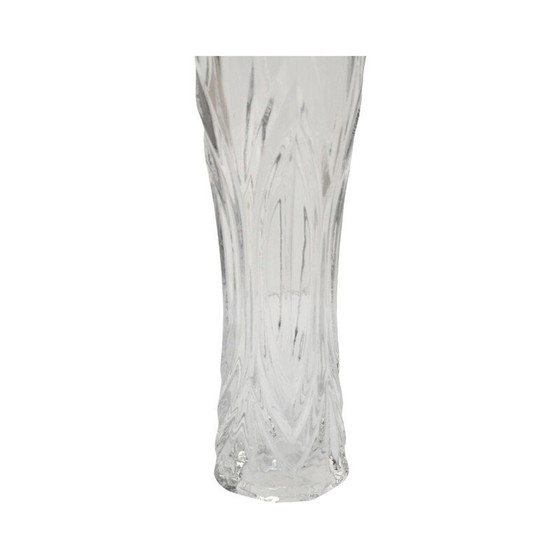 Image 1 of Vase vintage en verre au plomb pour Cristal d'Arques, France 1970