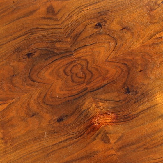 Image 1 of Table basse vintage en bois de chêne et noyer par Jindrich Halabala, Tchécoslovaquie 1930
