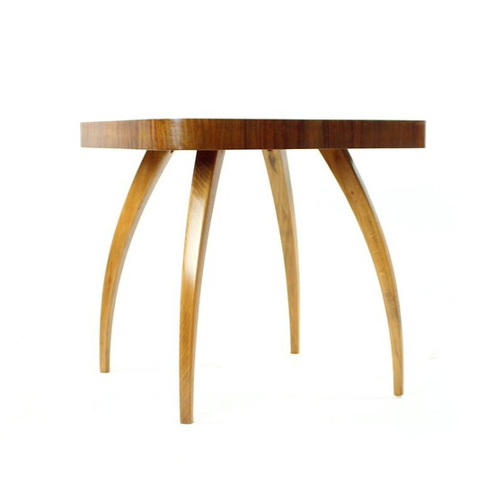 Image 1 of Table basse vintage en bois de chêne et noyer par Jindrich Halabala, Tchécoslovaquie 1930