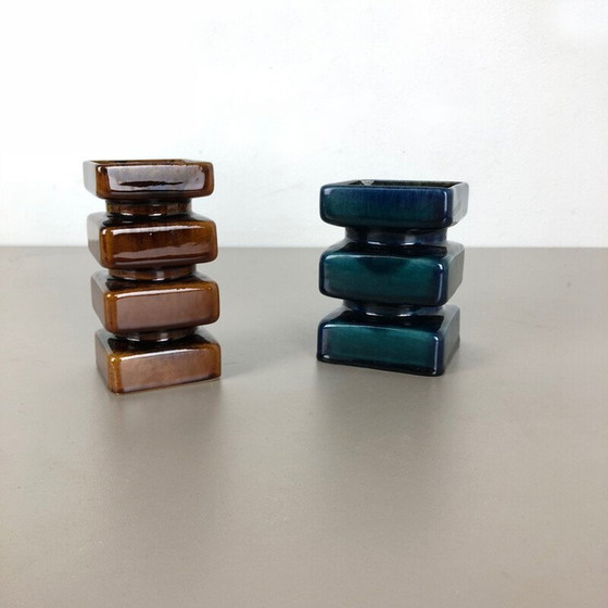 Image 1 of Paire de vases en céramique vintage par Cari Zalloni pour Steuler, Allemagne 1970