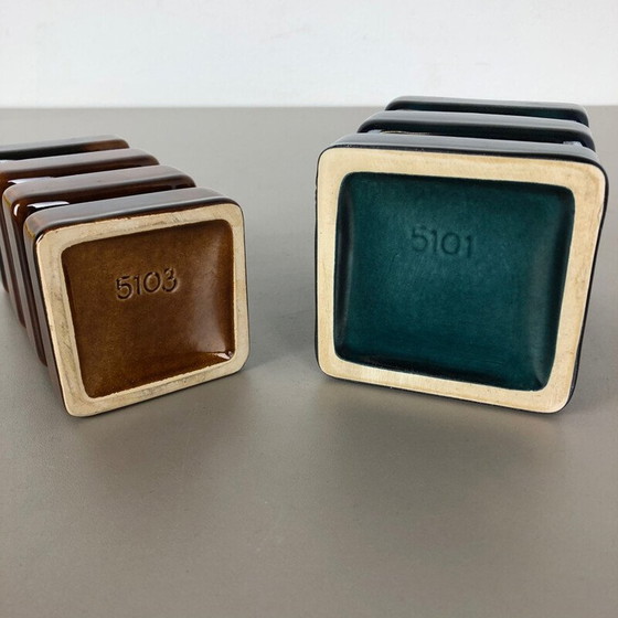 Image 1 of Paire de vases en céramique vintage par Cari Zalloni pour Steuler, Allemagne 1970