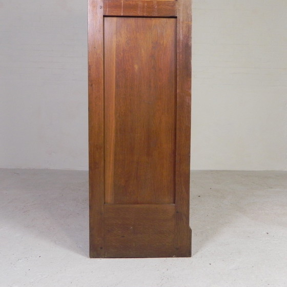 Image 1 of Armoire à volets roulants en chêne avec 3 volets, hauteur 180 cm