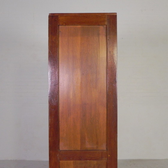 Image 1 of Armoire à volets roulants en chêne avec 3 volets, hauteur 180 cm