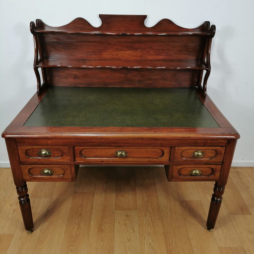 Bureau anglais vintage en bois, Bureau à domicile, Bureau, Bureau.