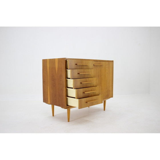 Image 1 of Armoire vintage en chêne, Tchécoslovaquie 1960