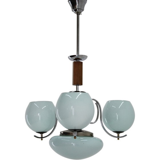 Image 1 of Lustre vintage Art Déco, Tchécoslovaquie 1930