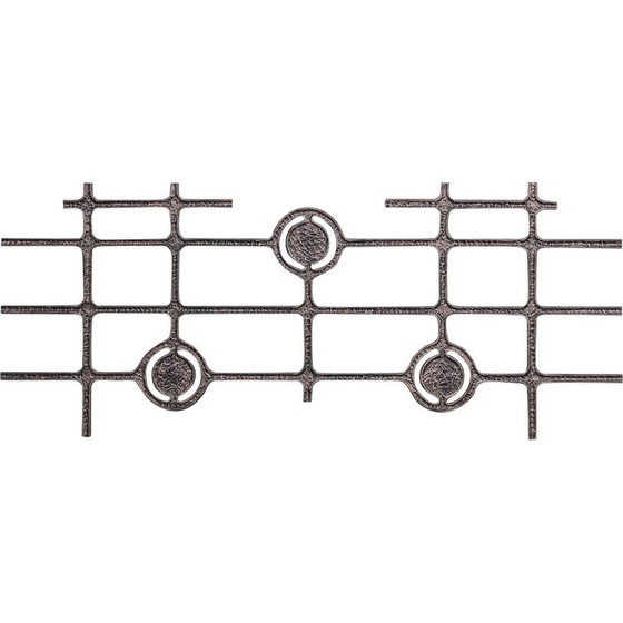 Image 1 of Suspension murale en métal brutaliste du milieu du siècle, Belgique 1960-1970