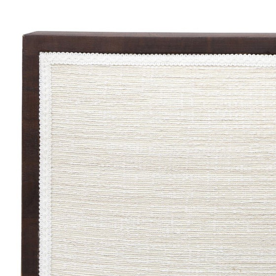 Image 1 of Paire de chaises vintage en bruyère et tissu, années 1940