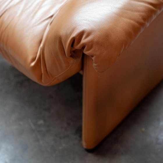 Image 1 of Fauteuil vintage en cuir Palmaria par Vico Magistretti pour Cassina, 1995