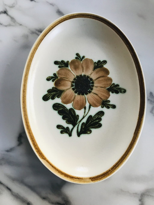 Petit Plat Motif Floral