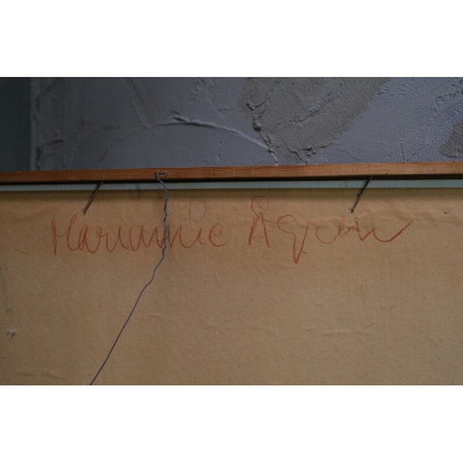 Nature morte moderne vintage par Marianne Ågren, Suède 1960