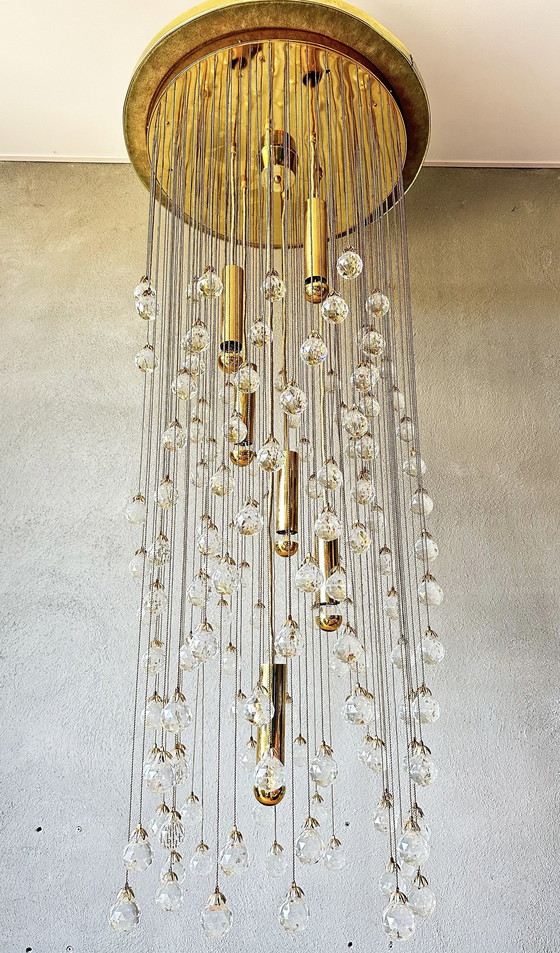 Image 1 of Grande lampe vintage à cascade