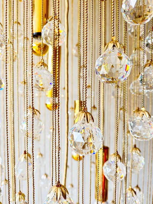 Grande lampe vintage à cascade