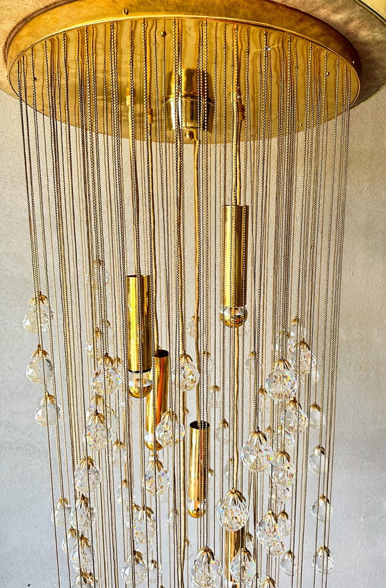 Image 1 of Grande lampe vintage à cascade