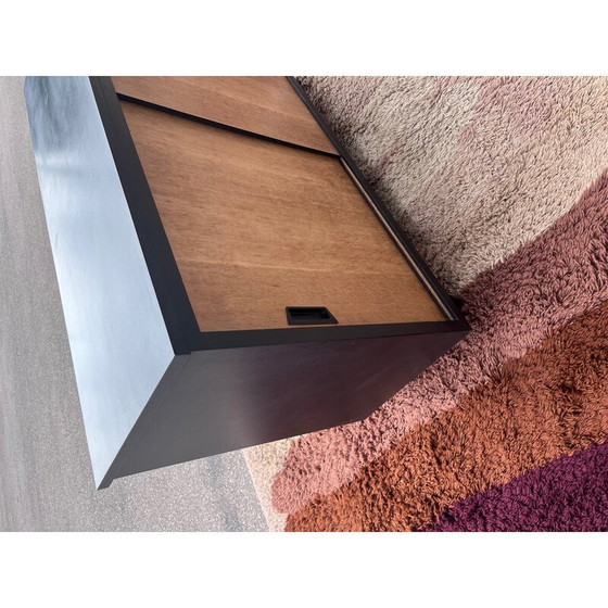 Image 1 of Buffet vintage en bois avec portes coulissantes, années 1950