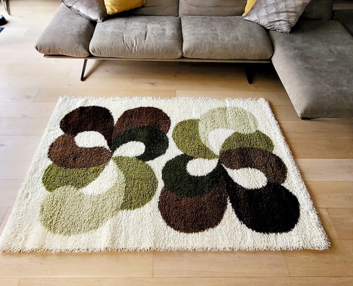 Tapis vintage, Desso, Design 1970s, Holland, Size 125 X 180 cm