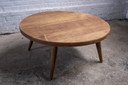 Table basse en chêne massif, 1960S Danemark