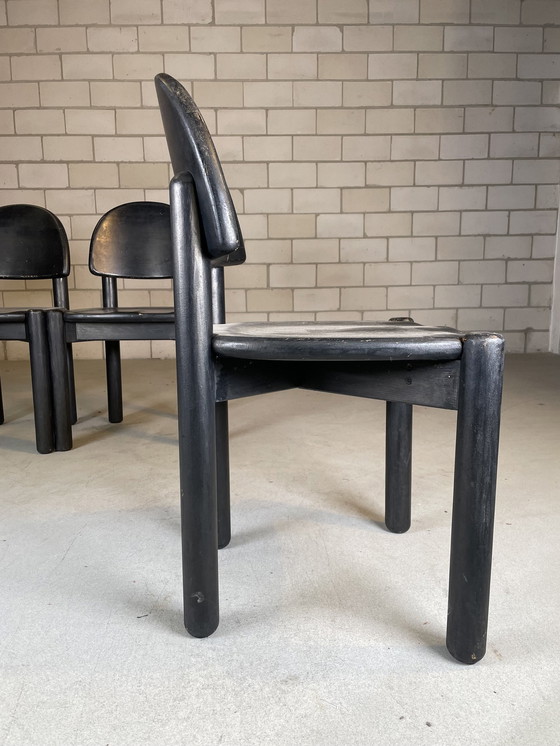 Image 1 of 7X Chaise Daumiller en 3 modèles Noir