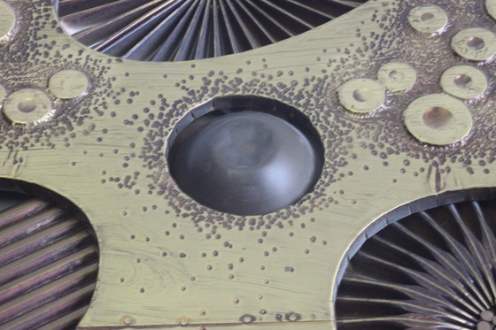 Image 1 of Composition murale brutaliste en cuivre, 1970S