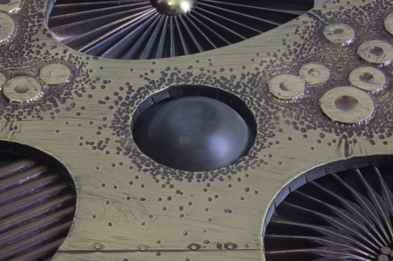 Image 1 of Composition murale brutaliste en cuivre, 1970S