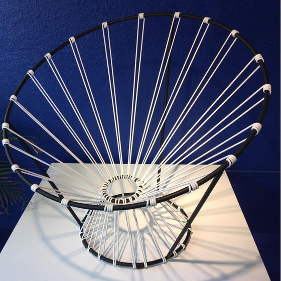 Image 1 of Fauteuil coquetier vintage 1954