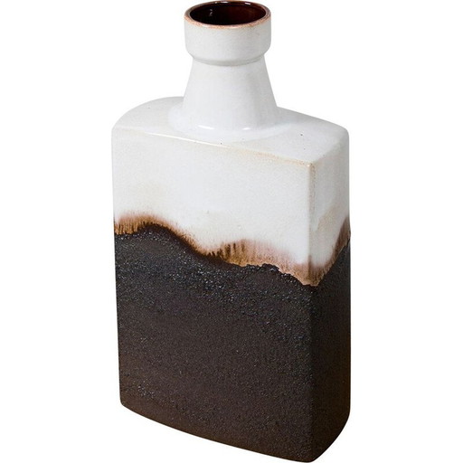 Vase vintage en céramique bloc xxl, Allemagne 1970