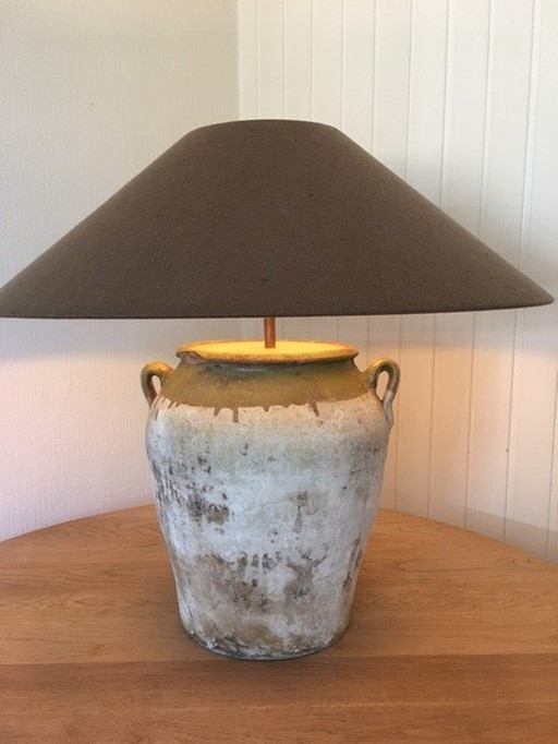 Lampe à poser - Grande cruche japonaise authentique