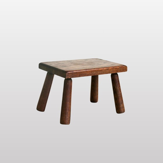 Image 1 of Tables gigognes vintage en chêne foncé, France 1960