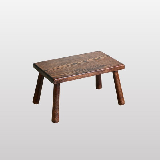 Image 1 of Tables gigognes vintage en chêne foncé, France 1960