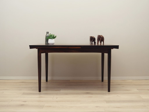 Table en bois de rose, Design danois, 1970S, Production : Danemark